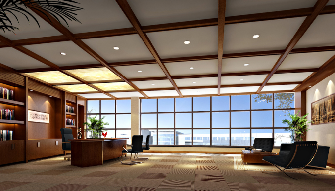 上海辦公室裝修設計:拋光磚的巧妙運用