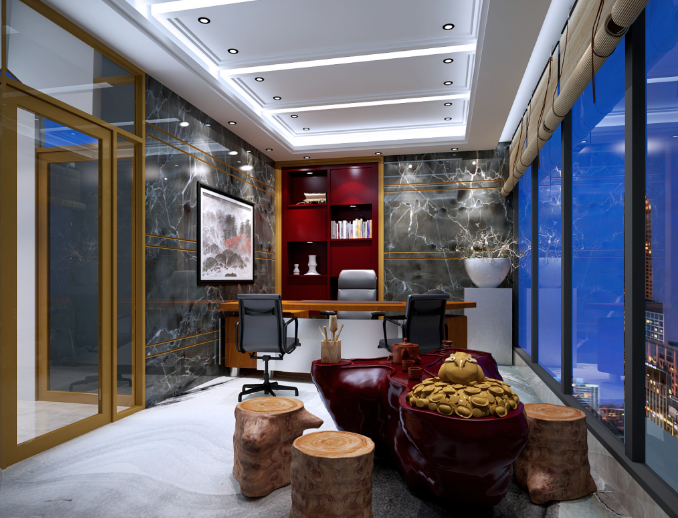 大理石家具助力辦公室裝修設計,盡顯高端大氣上檔次!