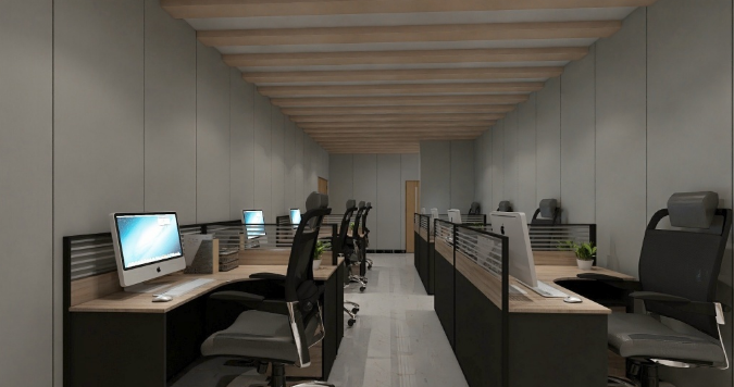 上海辦公室裝修設計:揭秘屏風設計的選擇與魅力