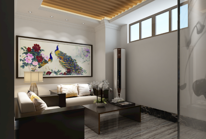 上海辦公室裝修設計:木質掛墻式書架,美觀實用雙贏之選