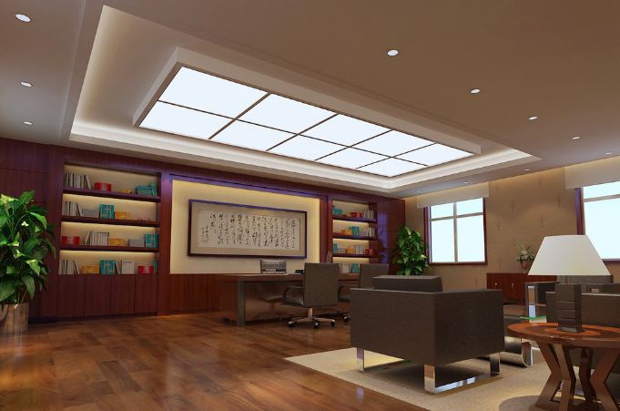 上海辦公室裝修設(shè)計(jì):中式大中班臺(tái),彰顯東方韻味與商務(wù)氣息