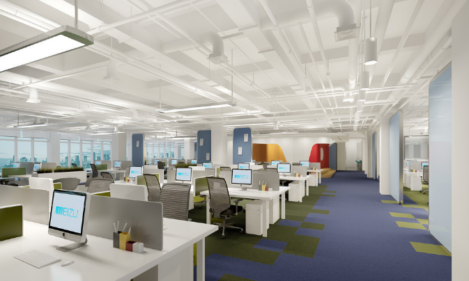 辦公室裝修設計:實木折疊辦公桌,打造舒適高效工作空間