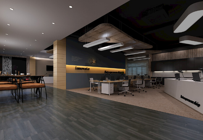 辦公室裝修設計:吊頂與瓷磚的完美選擇